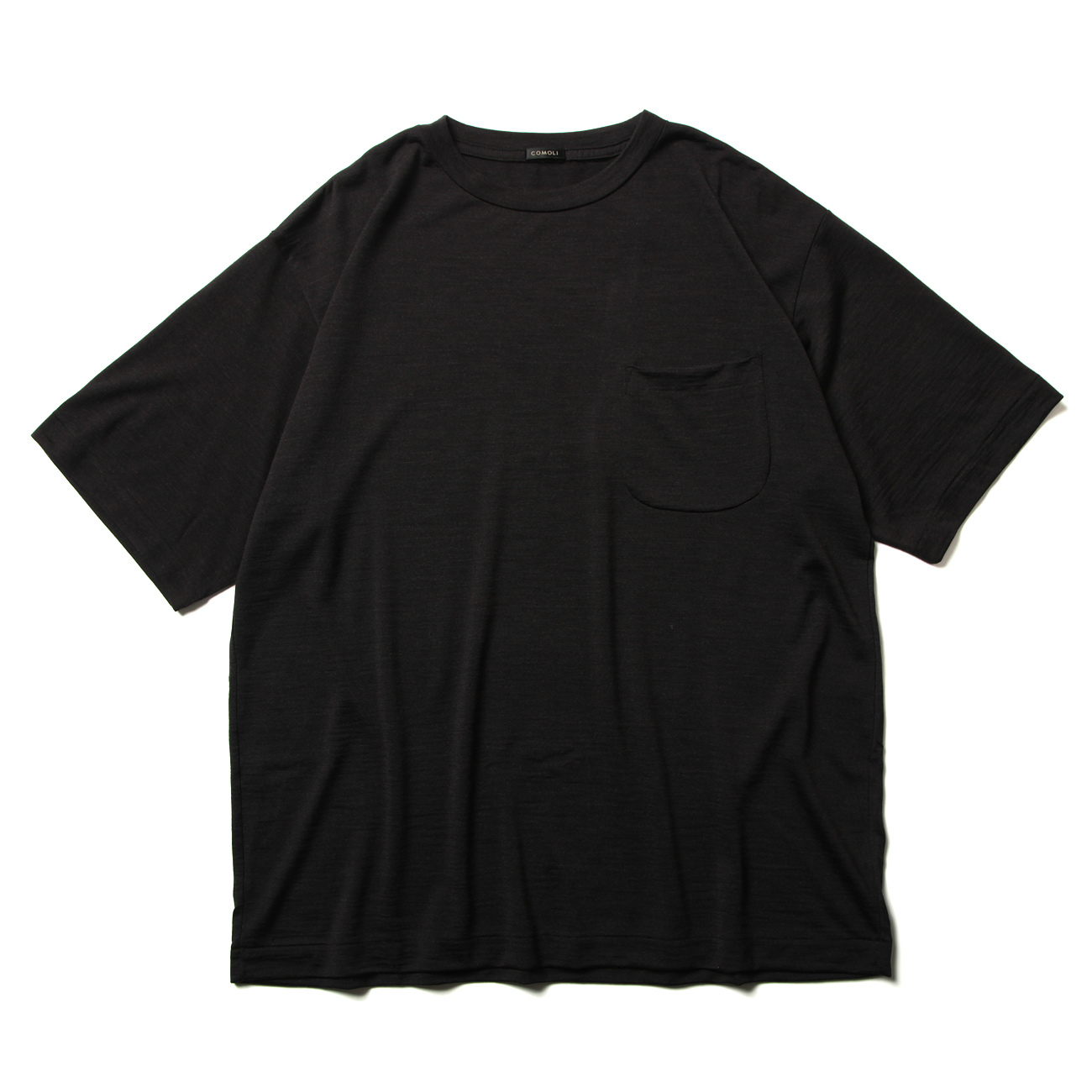 COMOLI / コモリ | ウール天竺 Tシャツ - Charcoal | 通販 - 正規取扱