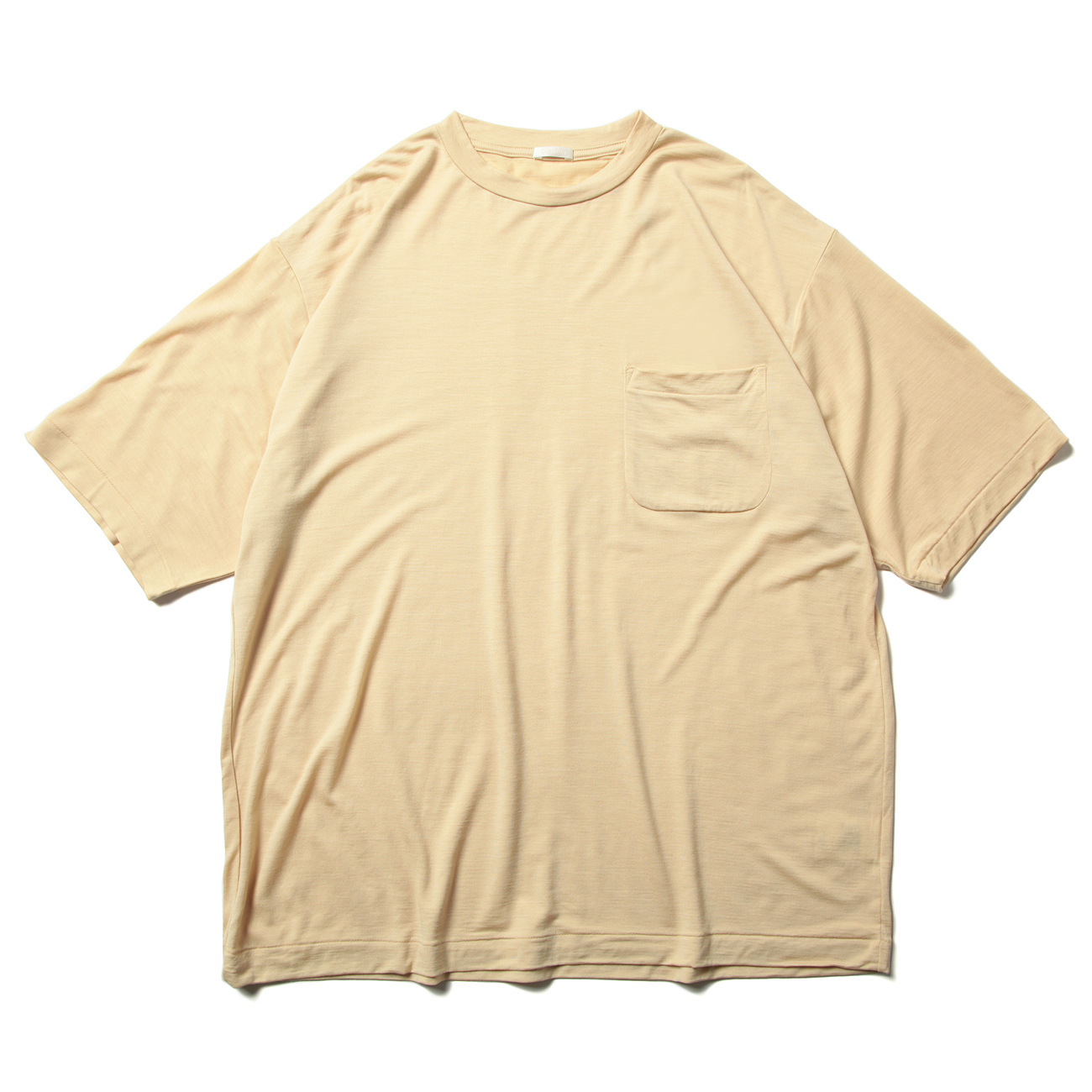 COMOLI コモリ Tシャツ・カットソー 2(M位) ベージュなし伸縮性