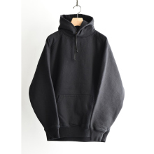 COMOLI / コモリ | コットン裏毛 パーカ - Black