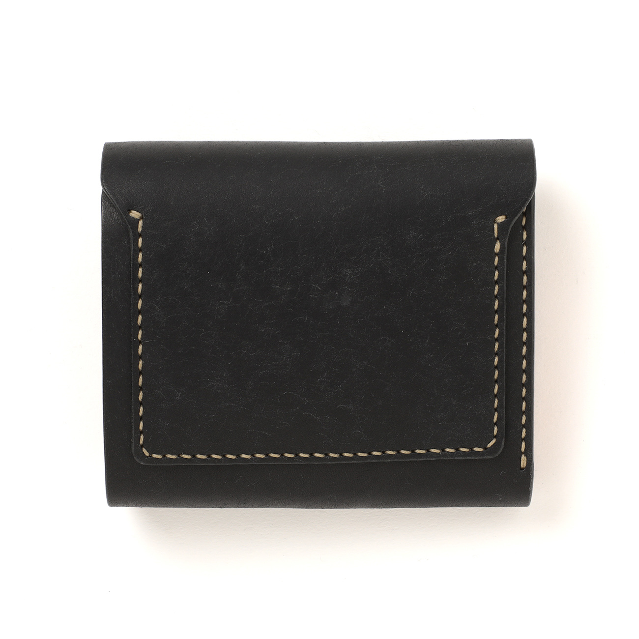 W5R】マットバケッタ三つ折りショートウォレット | LEATHER