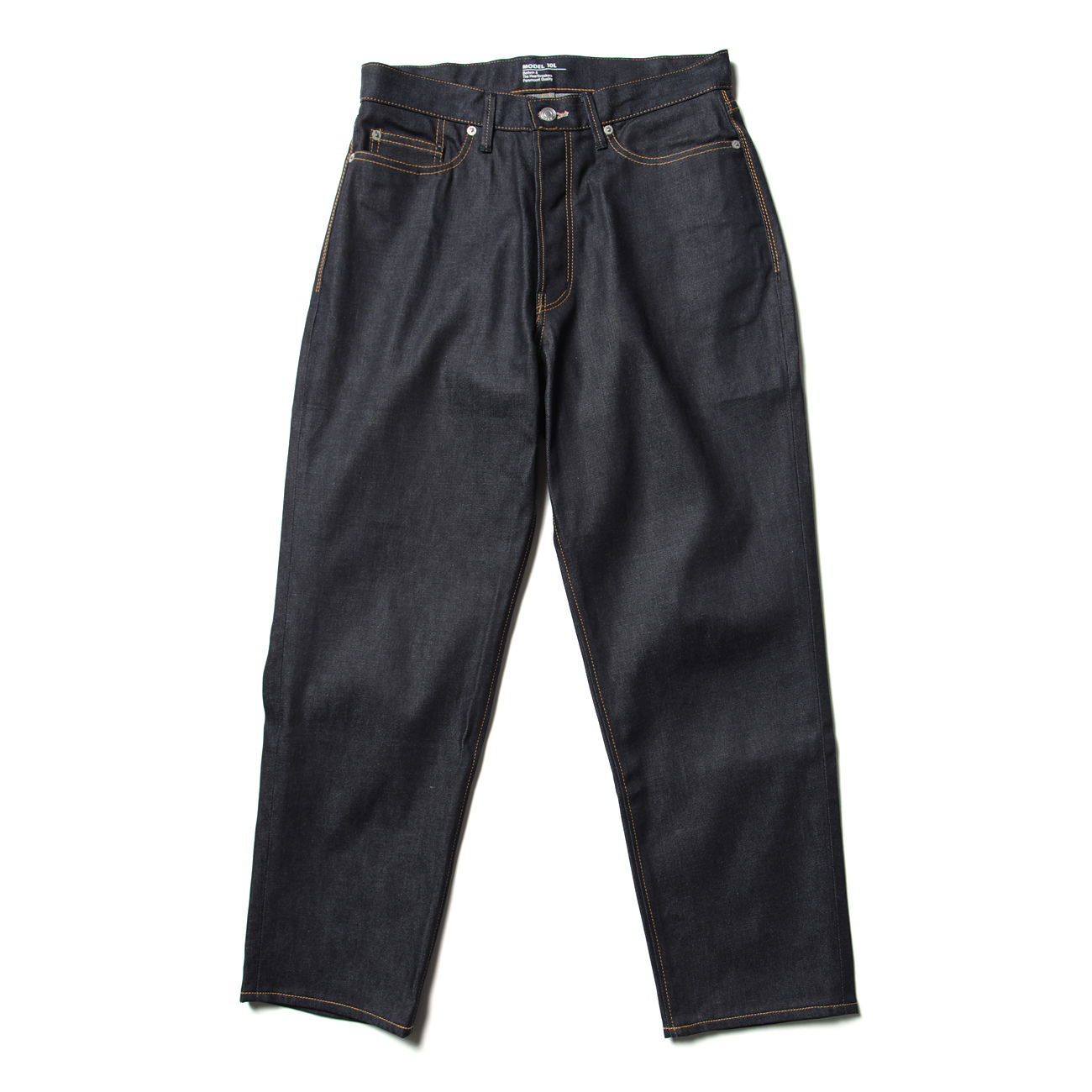 STRAIGHT FIT DENIM PANTS RAW 「THUNDERS」 - Indigo