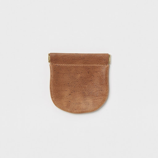 coin purse M - kudu leather - Oak Beige