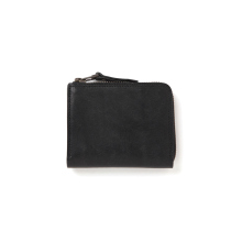 MOTO / モト | FW4R COMPACT ZIP WALLET / コンパクトジップウォレット - Black