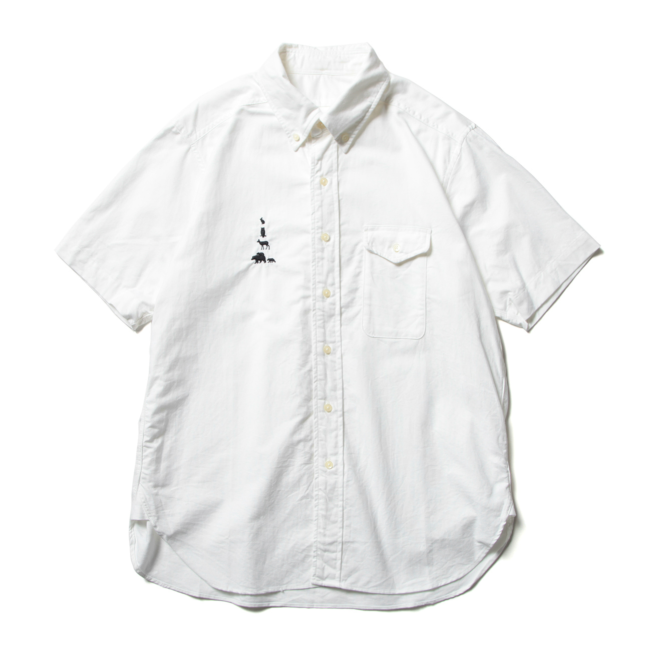 RESEARCH | B.D. S/S - 動物刺繍 / OX - White | 通販 - 正規