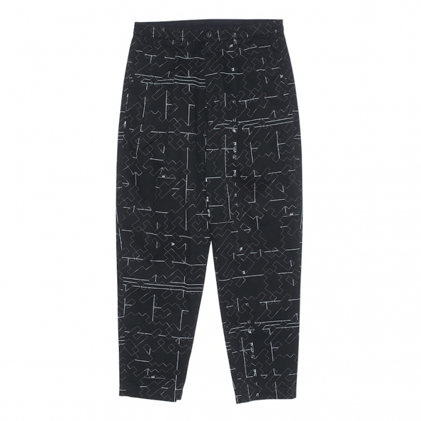 NOISE 7 WIDE CHINOS - Black