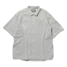 CURLY / カーリー | SEERSUCKER OPEN COLLAR SHIRT - Gray St.