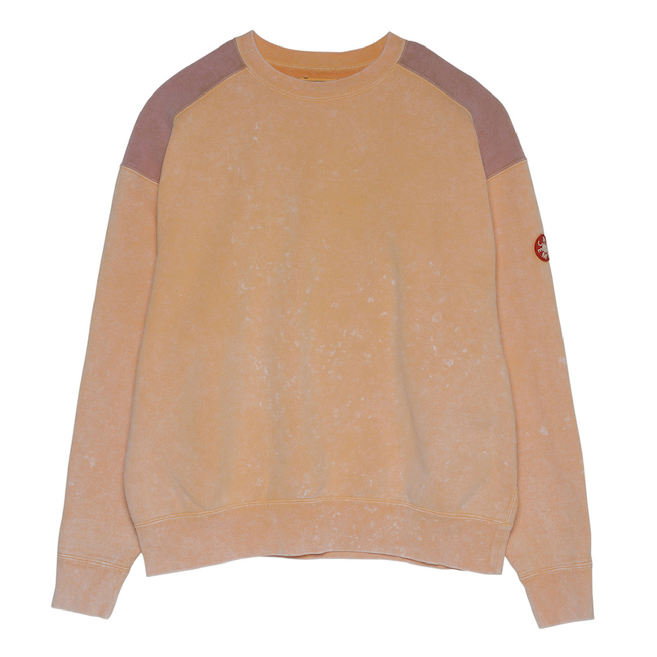 C.E / シーイー | OVERDYE PANEL SHOULDER CREW NECK - Orange | 通販 
