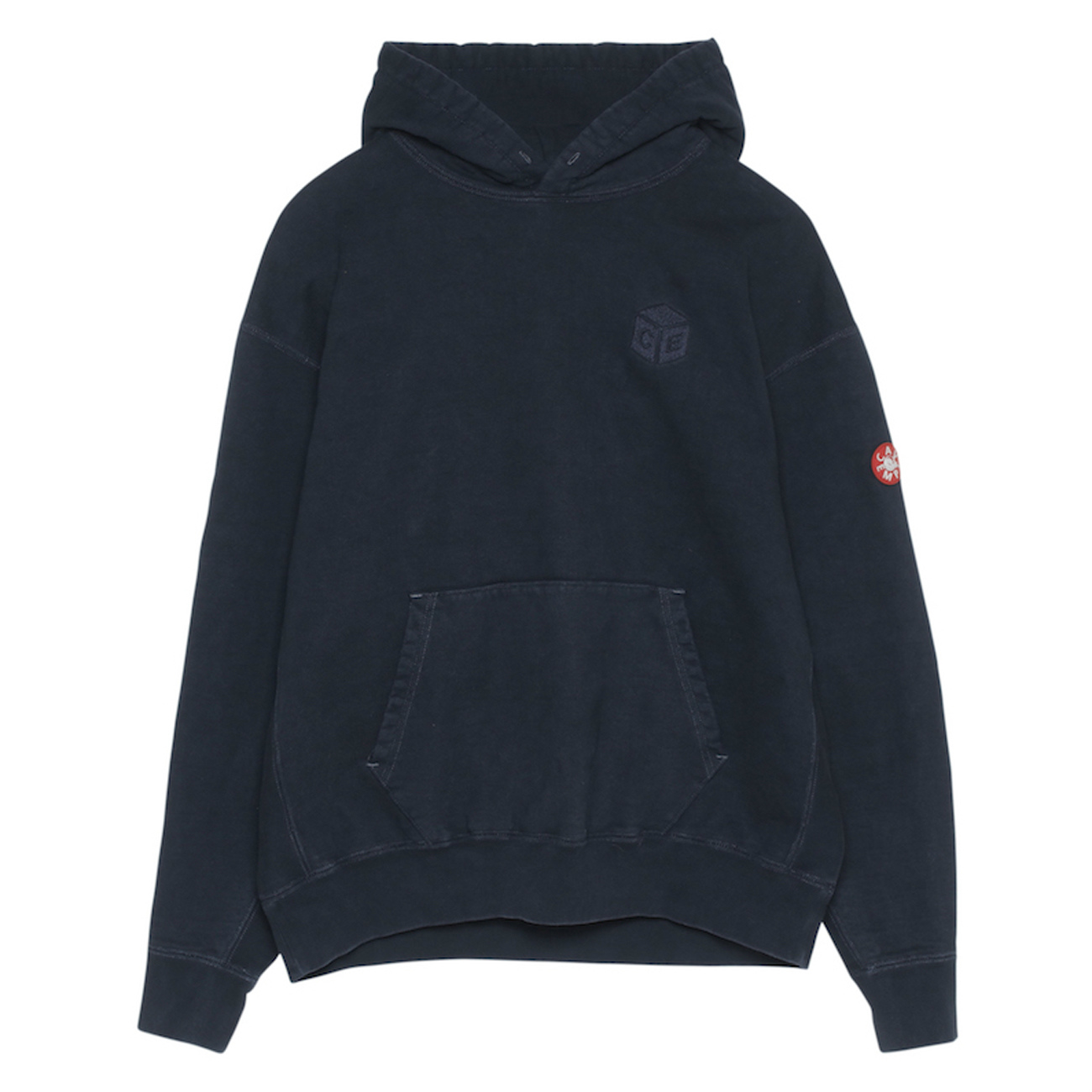 OVERDYE CUBE HEAVY HOODY Black