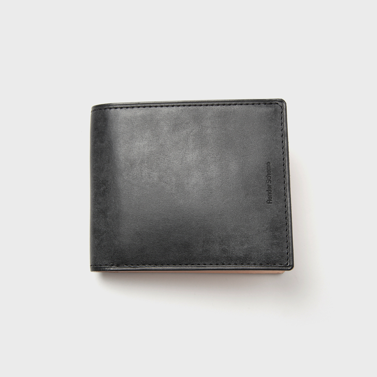 half folded wallet