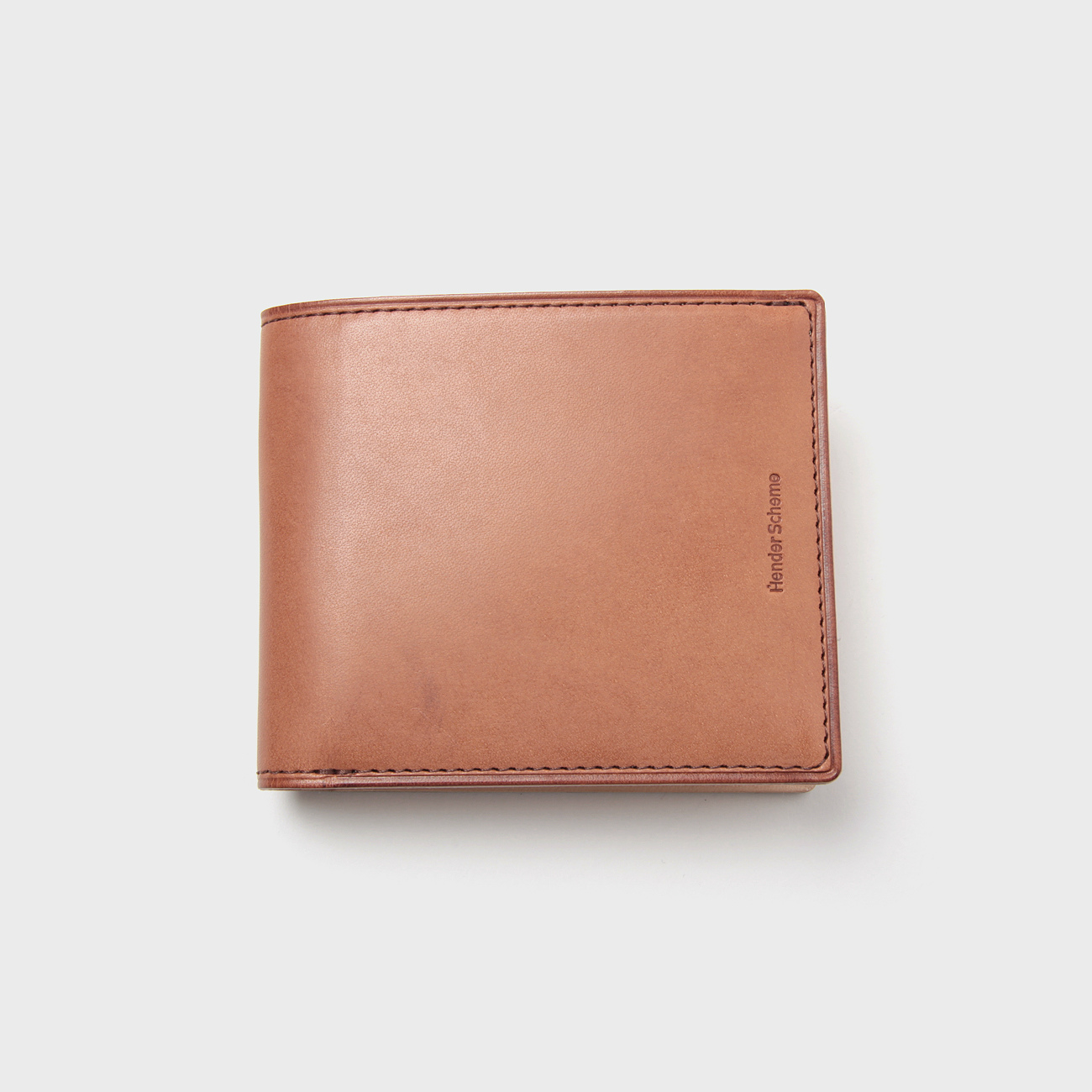 half folded wallet - Brown