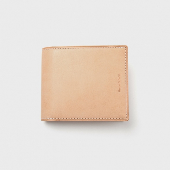Hender Scheme / エンダースキーマ | half folded wallet - Natural
