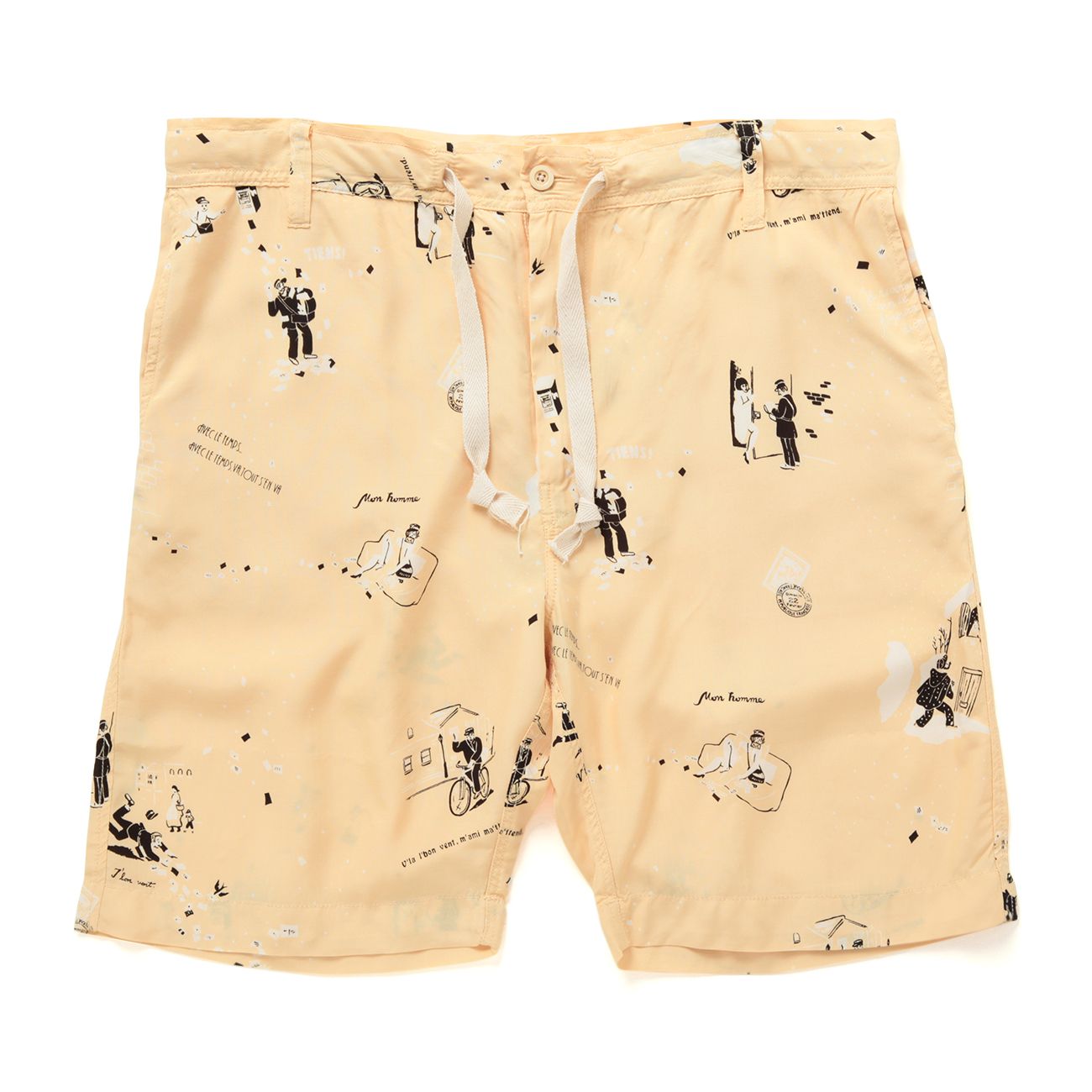 Porter Classic / ポータークラシック | P.C ALOHA SHORTS - Yellow