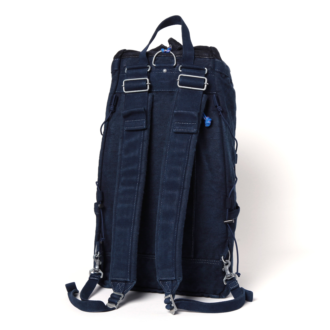 HARD LINEN RUCKSACK - Blue