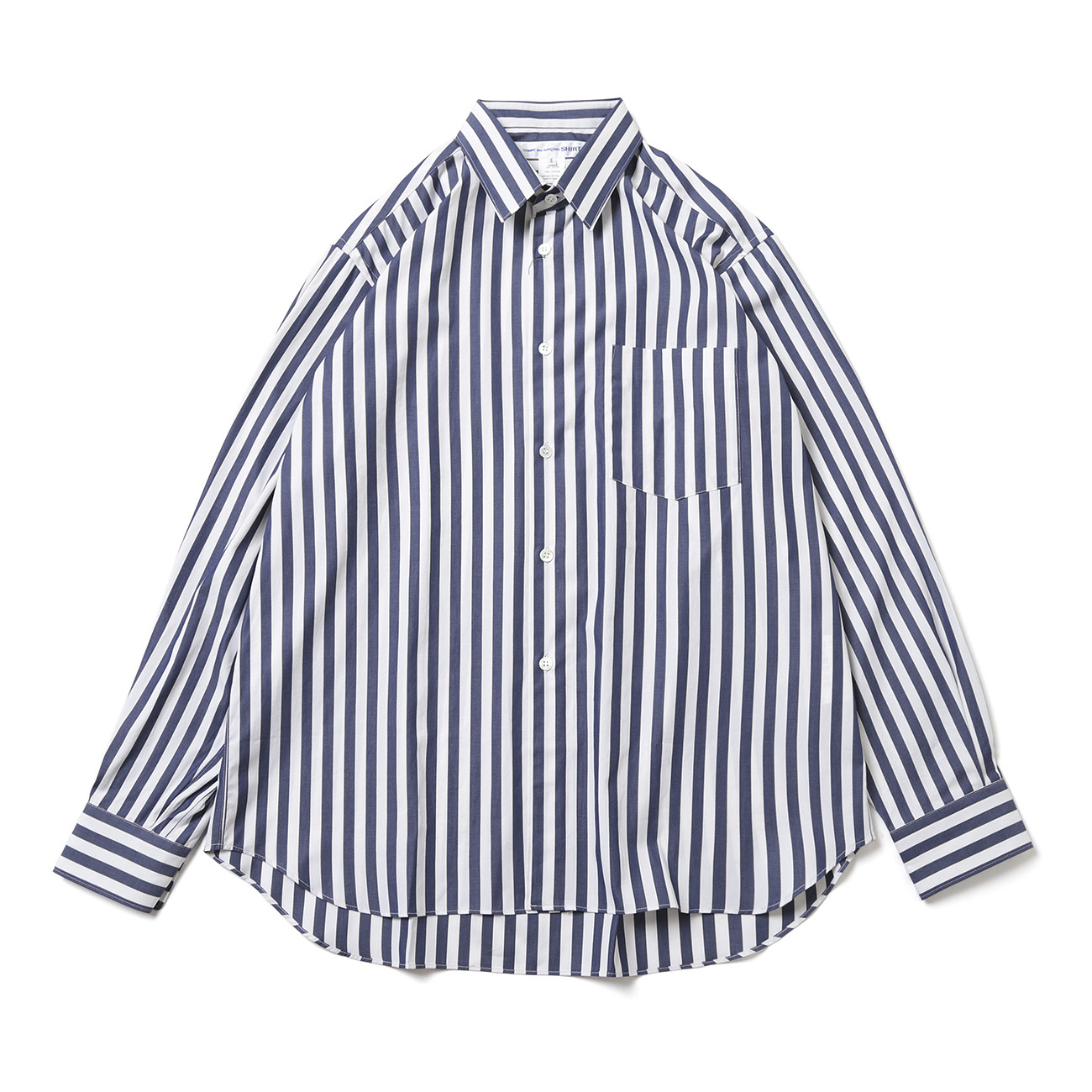 FOREVER / Wide Classic - yarn dyed cotton stripe poplin - Stripe 118