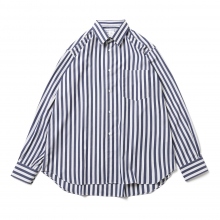 COMME des GARCONS SHIRT | FOREVER / Wide Classic - yarn dyed cotton stripe poplin - Stripe 118