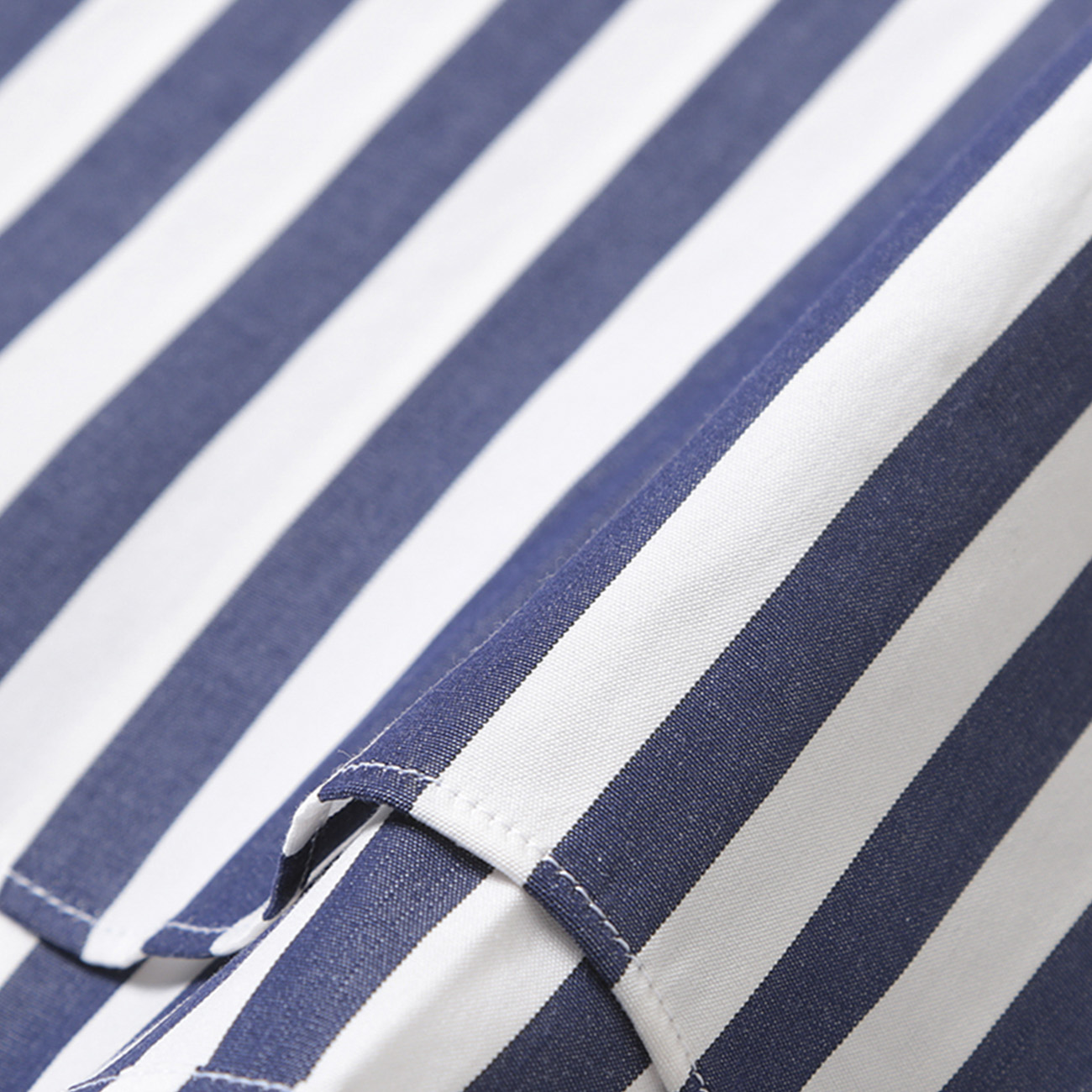 FOREVER / Wide Classic - yarn dyed cotton stripe poplin - Stripe 118