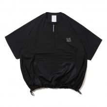 S.F.C Stripes For Creative / エスエフシー | HALF ZIP NYLON SHIRT - Black