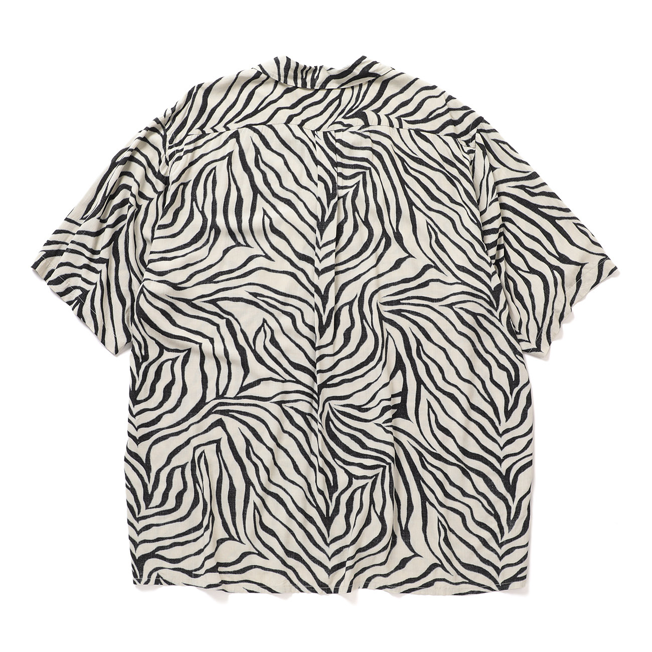 COMOLI / コモリ | ZEBRA 半袖オープンカラーシャツ - Zebra | 通販