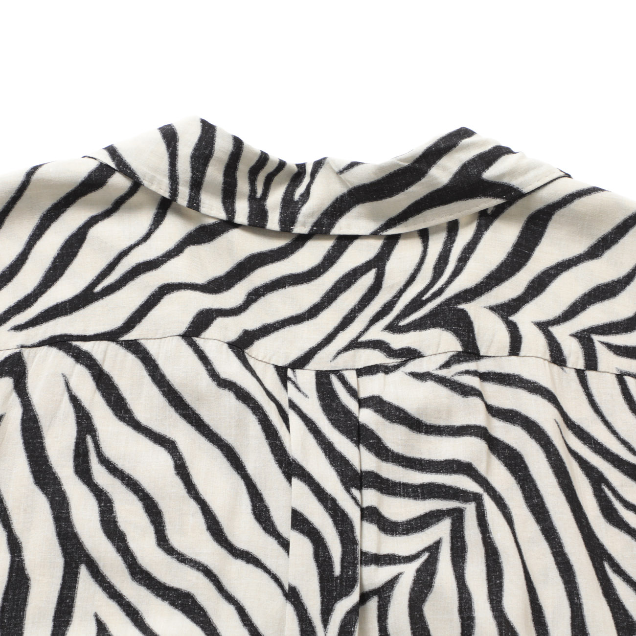 comoli コモリ オープンカラー シャツ 半袖 白 ３ COMOLI / コモリ | ZEBRA 半袖オープンカラーシャツ - Zebra | 通販
