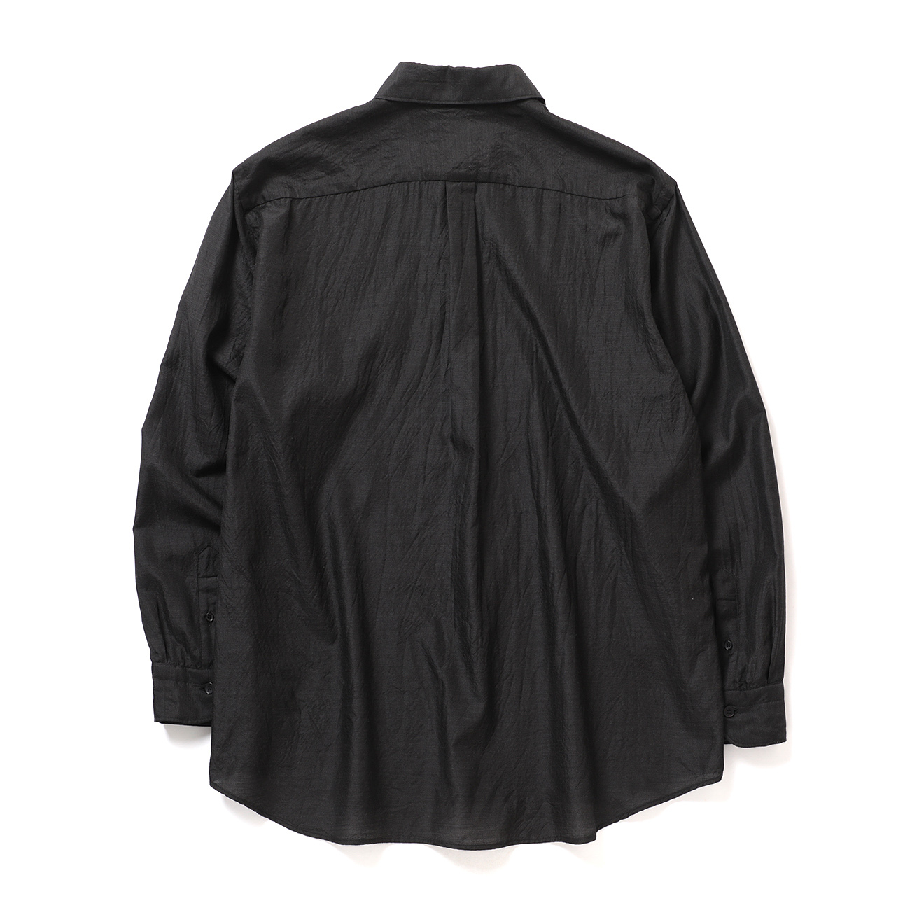 COMOLI / コモリ | ウールシルク コモリシャツ - Charcoal | 通販