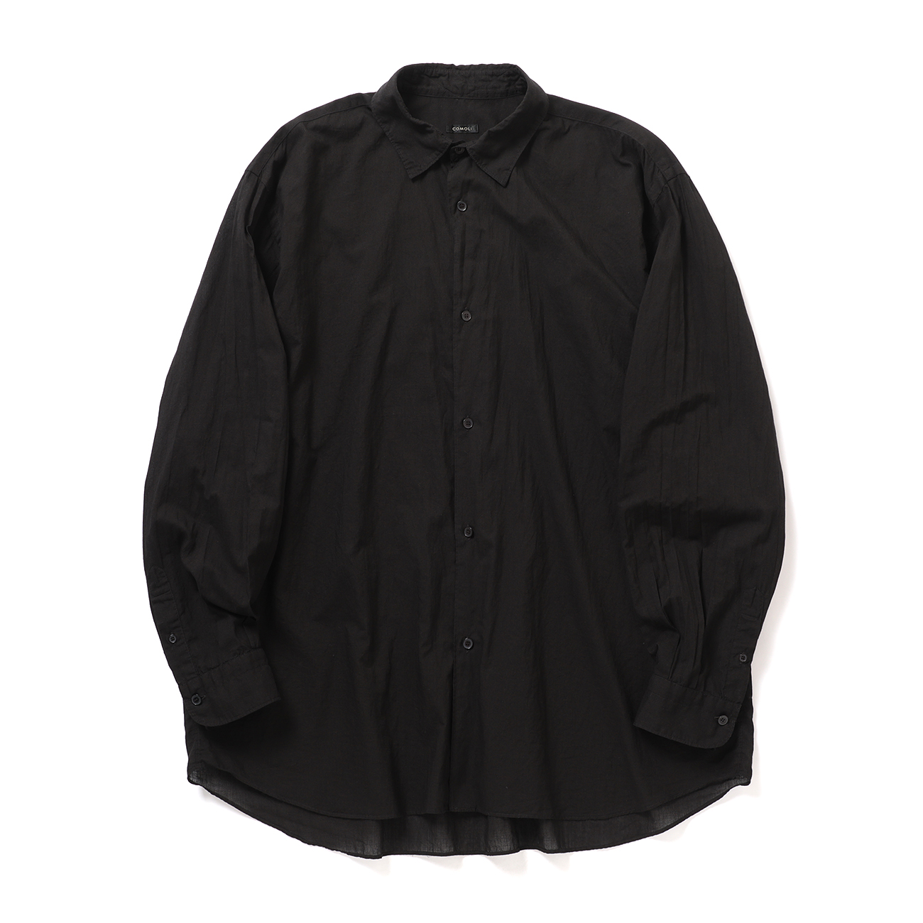 COMOLI / コモリ | KHADIコットン コモリシャツ - Black | 通販 - 正規