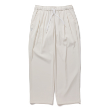 S.F.C Stripes For Creative / エスエフシー | TWO TUCK WIDE PANTS - White