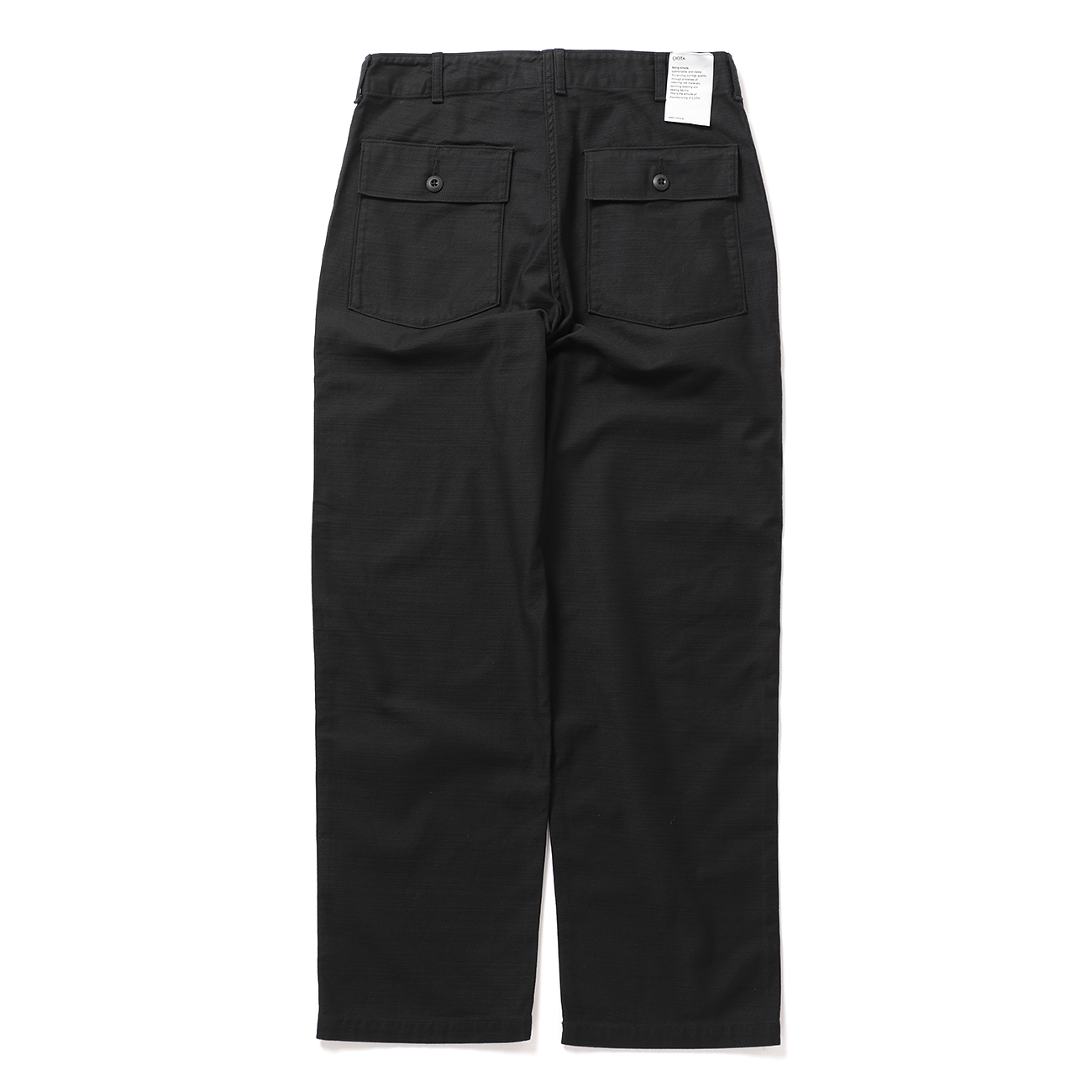 CIOTA / シオタ | Cotton Back-Sateen Baker Pants (Wide Tapered