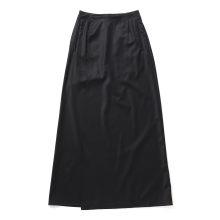 ssstein / シュタイン | WOOL SILK WRAP SKIRT (レディース) - Black