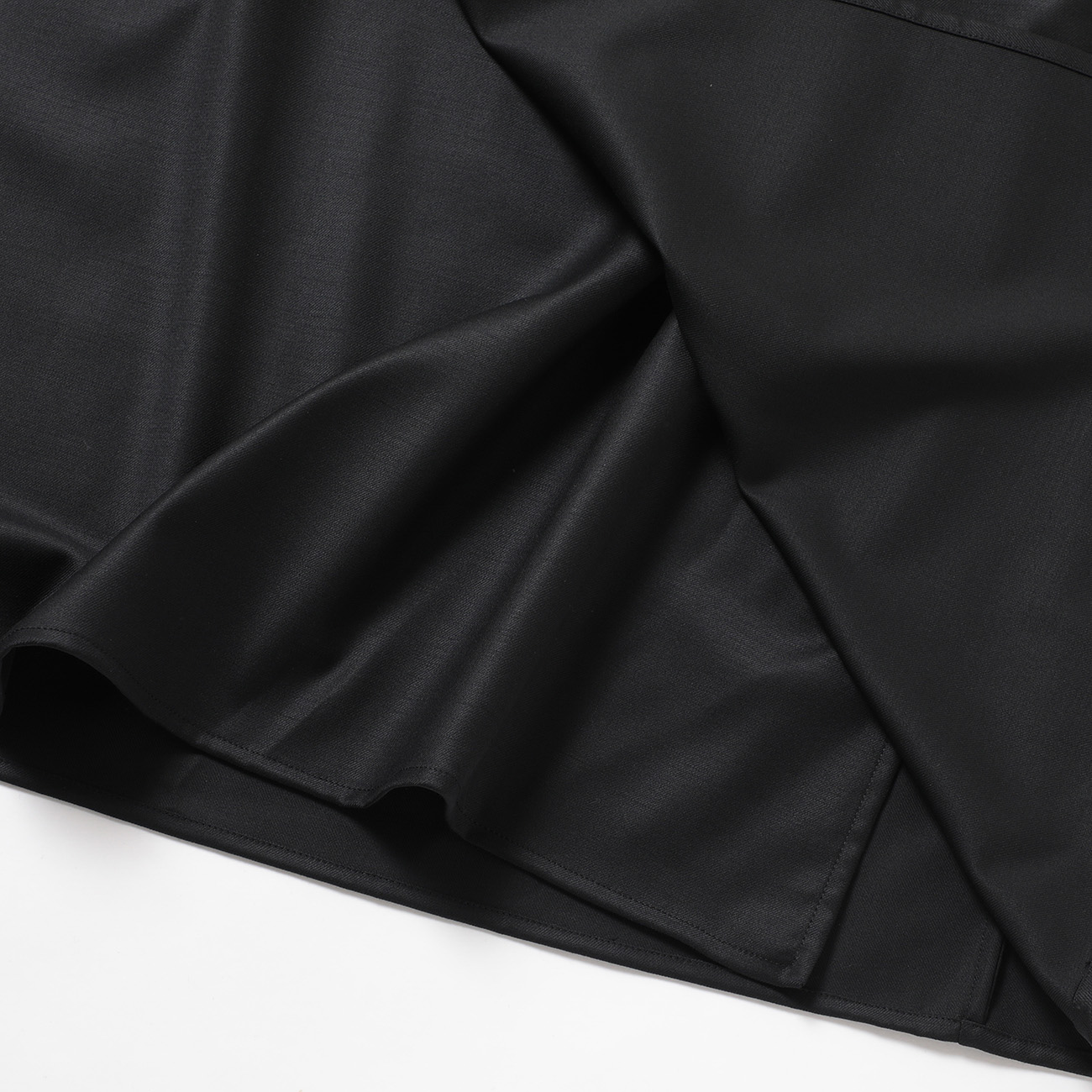 ssstein / シュタイン | WOOL SILK WRAP SKIRT (レディース) - Black