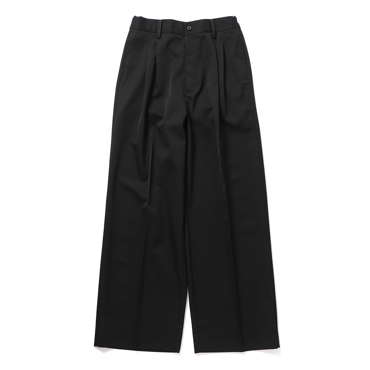 ssstein / シュタイン | EASY LONG WIDE TROUSERS - Black | 通販