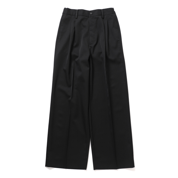 ssstein / シュタイン | EASY LONG WIDE TROUSERS - Black | 通販