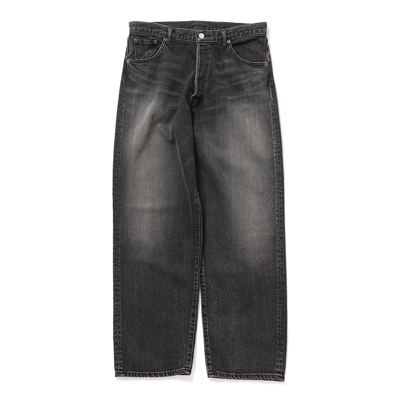 ssstein / シュタイン | OVERSIZE FIT DENIM PANTS - Black | 通販