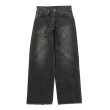 ssstein / シュタイン | LOOSE DENIM JEANS - Black