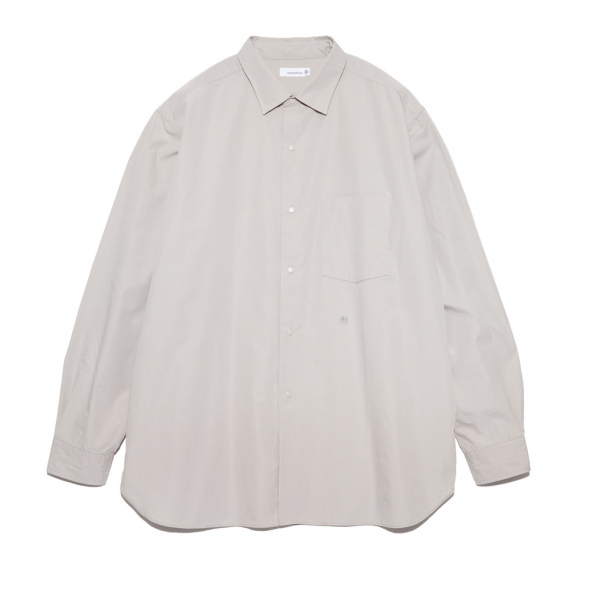 nanamica / ナナミカ | Regular Collar Wind Shirt - Light Gray | 通販 - 正規取扱店 |  COLLECT STORE / コレクトストア