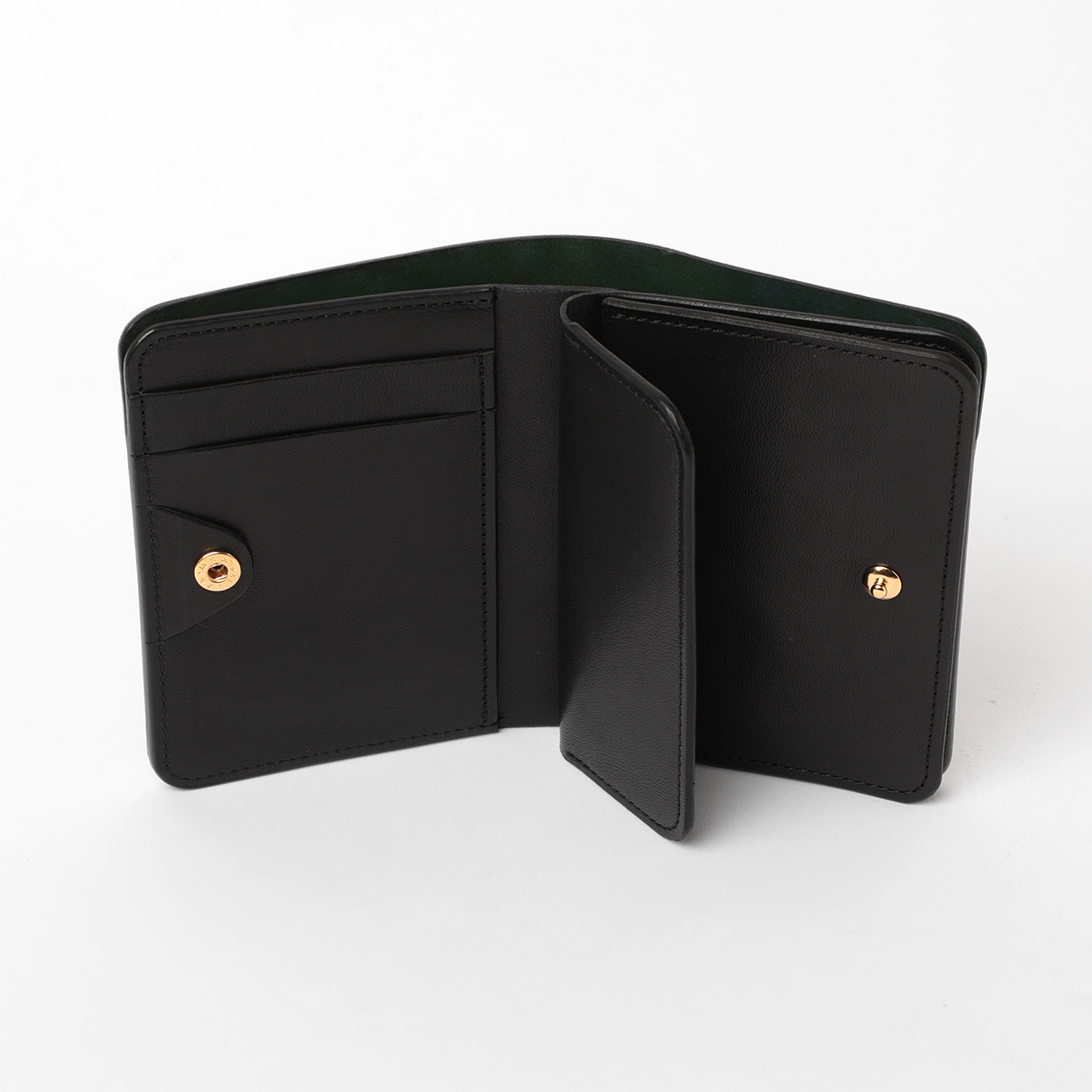forme / フォルメ | Post wallet / 表革 Cordovan#Black 内装革 DOUBLE