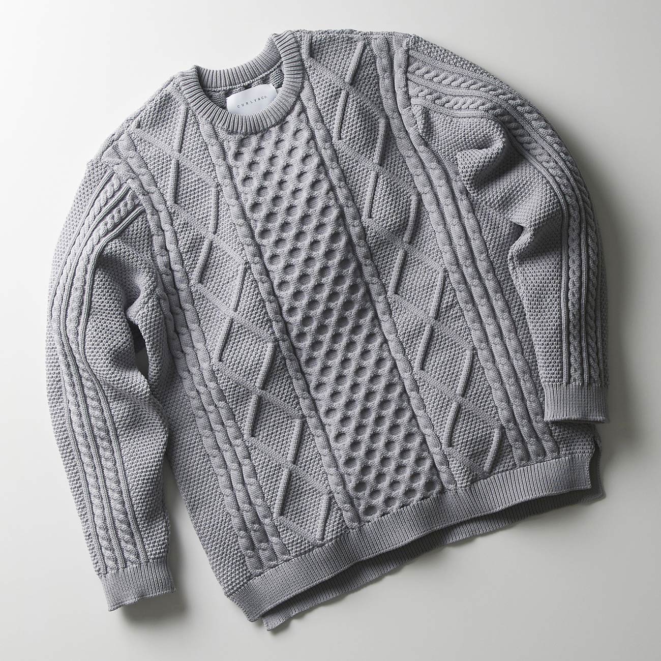 CURLY PROSPECT FISHERMAN SWEATER - ニット