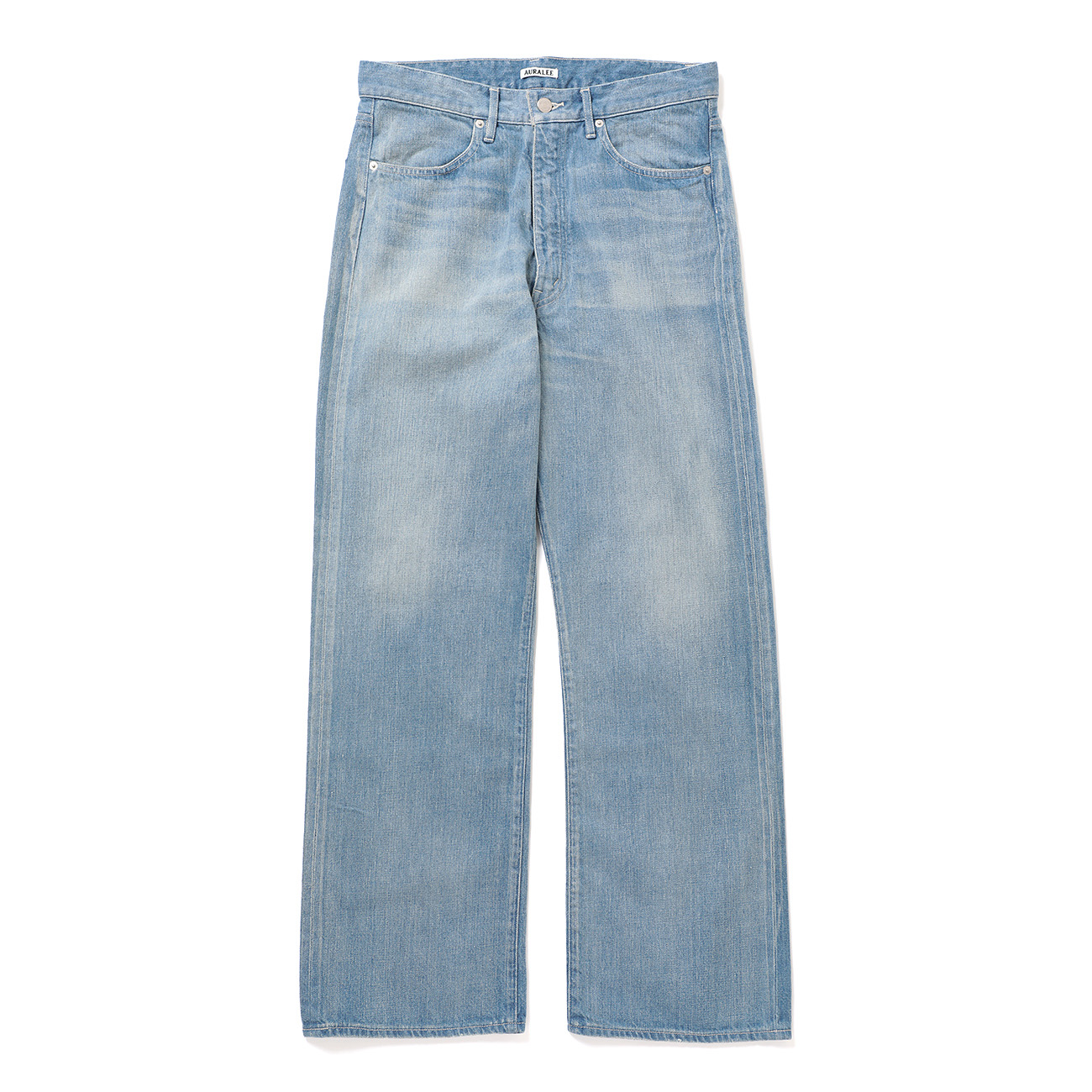 SELVEDGE FADED LIGHT DENIM PANTS