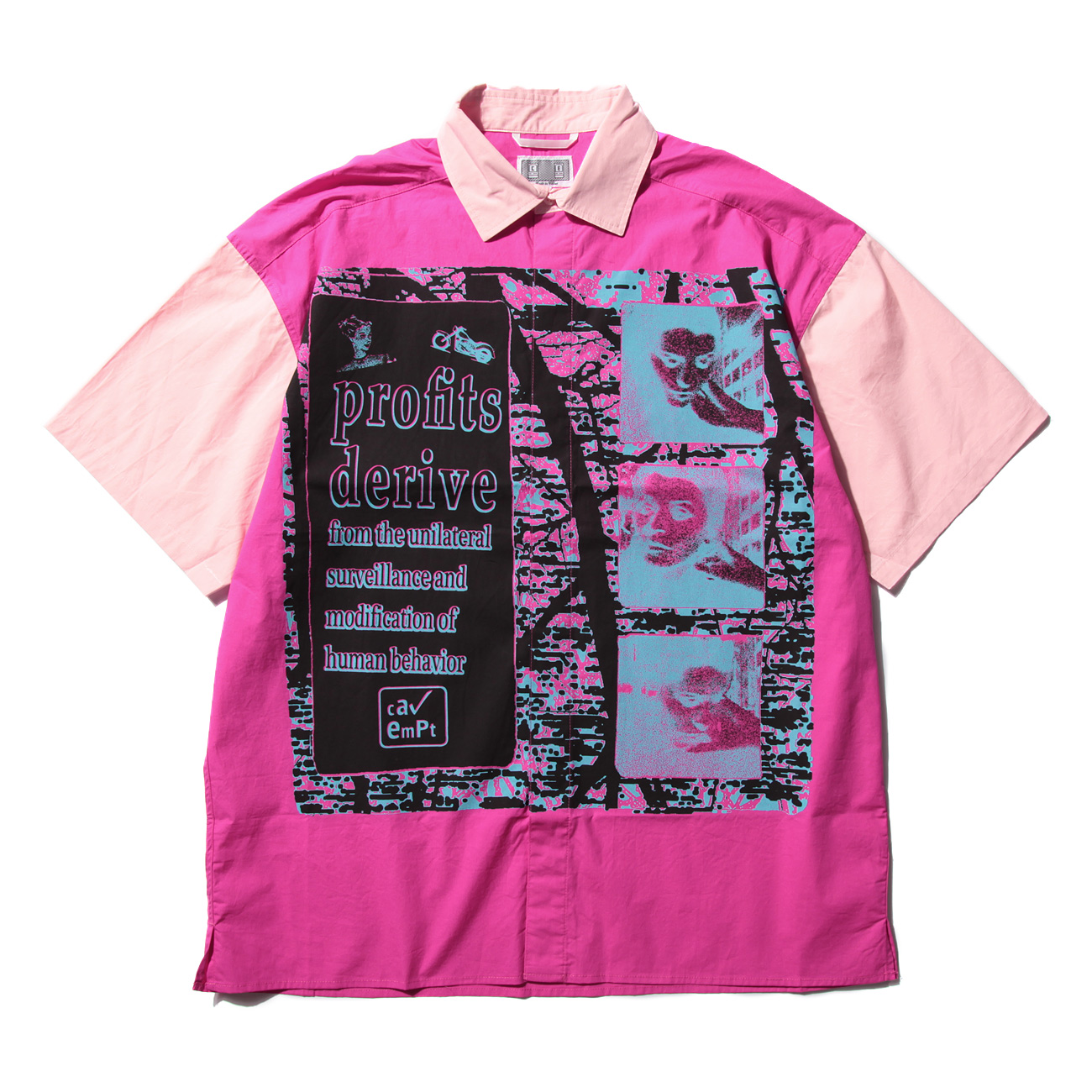 C.E / シーイー | COMMODIFICATION SHORT SLEEVE SHIRT - Pink