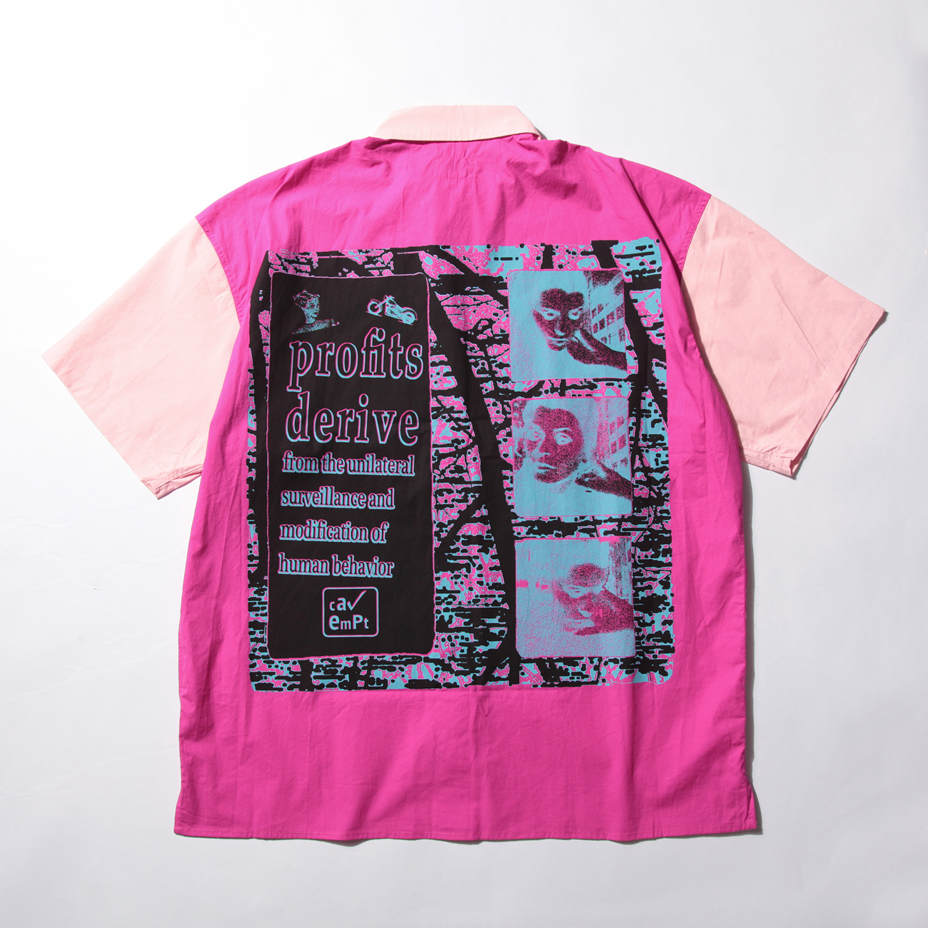 C.E / シーイー | COMMODIFICATION SHORT SLEEVE SHIRT - Pink | 通販