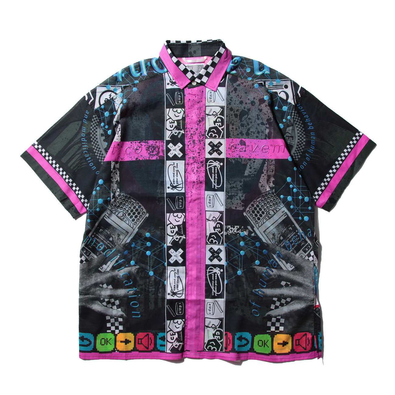 C.E / シーイー | OWN/CONTROL SHORT SLEEVE SHIRT - Grey | 通販 
