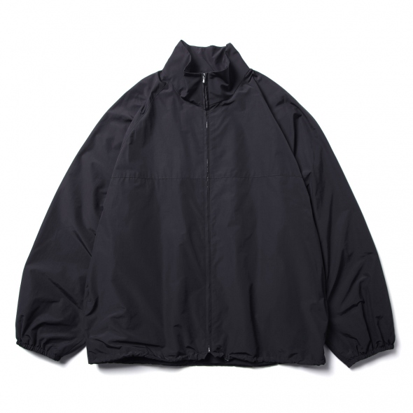 OVERSIZED WINDBREAKER JACKET - Black