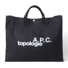 A.P.C. / アーペーセー | A.P.C. TOPOLOGIE ショッピングバッグ - Indigo / Black