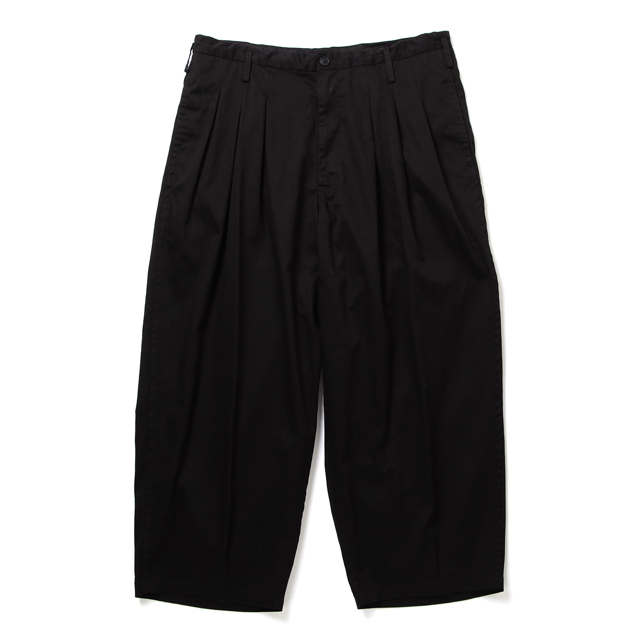 Yohji Yamamoto Ys for men / ヨウジヤマモト ワイズフォーメン | GARMENT DYED KATSURAGI PANTS  WITH 12-TUCKS - Black | 通販 - 正規取扱店 | COLLECT STORE / コレクトストア