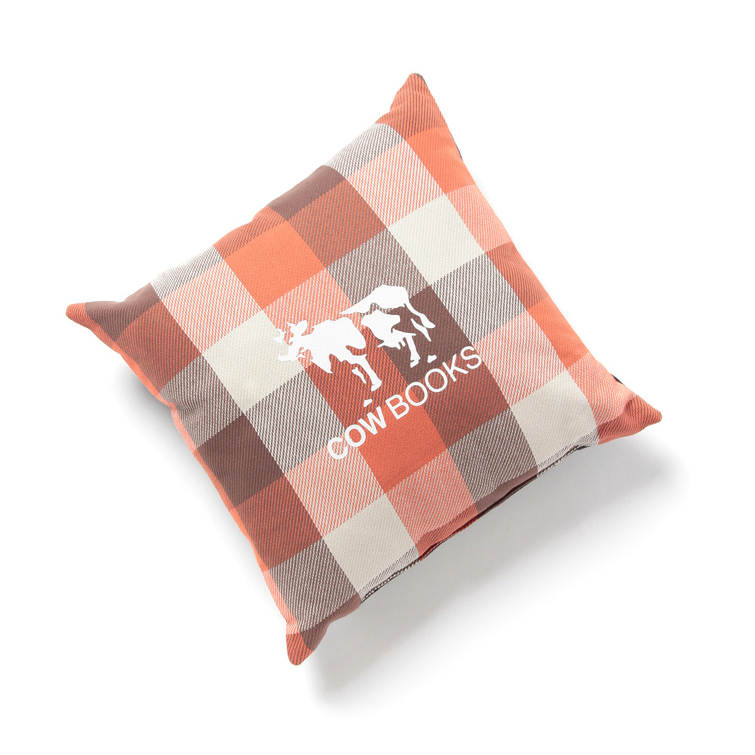 COW BOOKS / カウブックス | Reading Cushion - Orange × Black | 通販