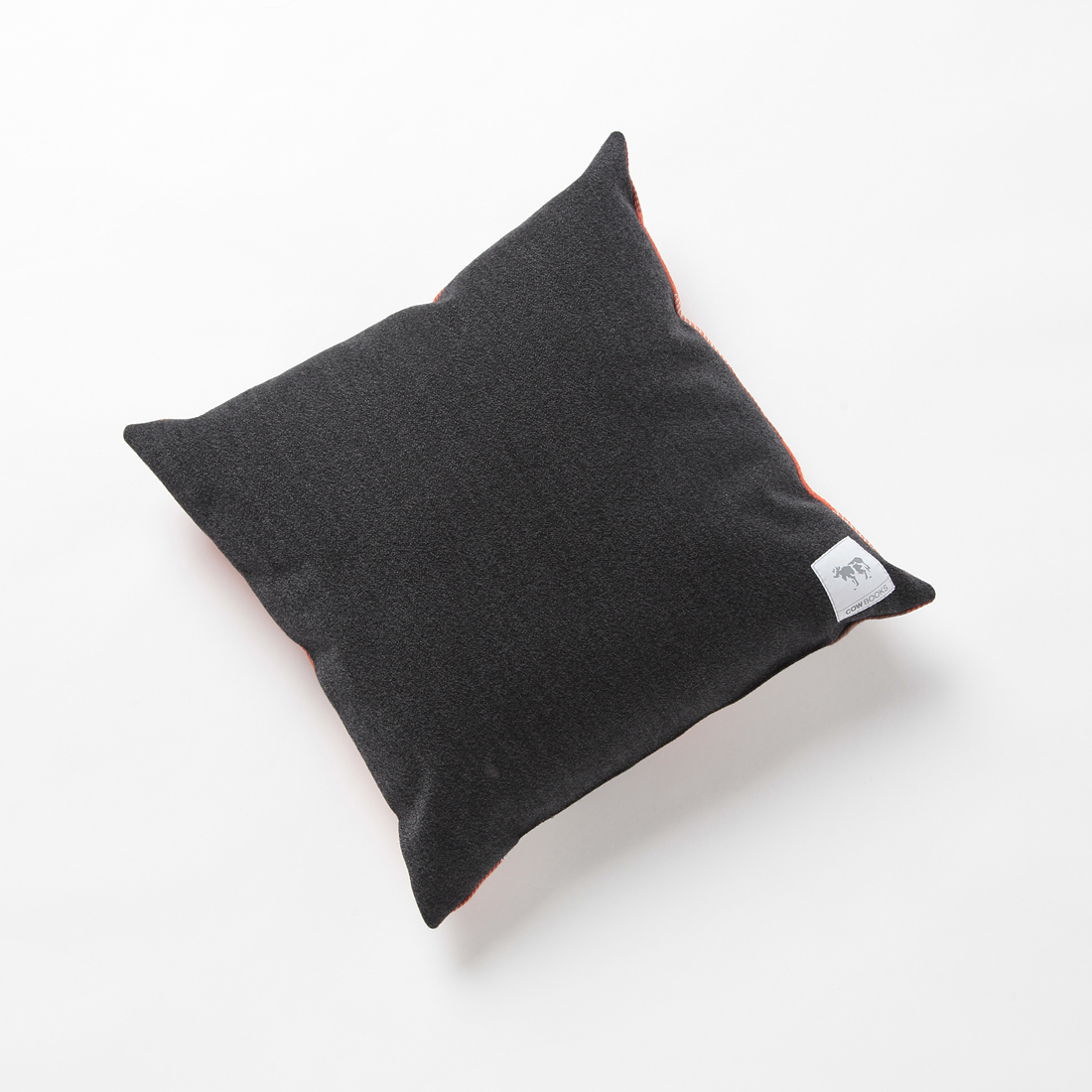 COW BOOKS / カウブックス | Reading Cushion - Orange × Black | 通販