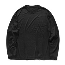 KANEMASA PHIL. / カネマサフィル | 36G Wool LS Tee - Black