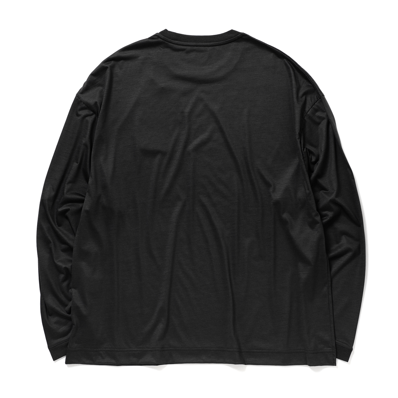 KANEMASA PHIL. / カネマサフィル | 36G Wool LS Tee - Black | 通販