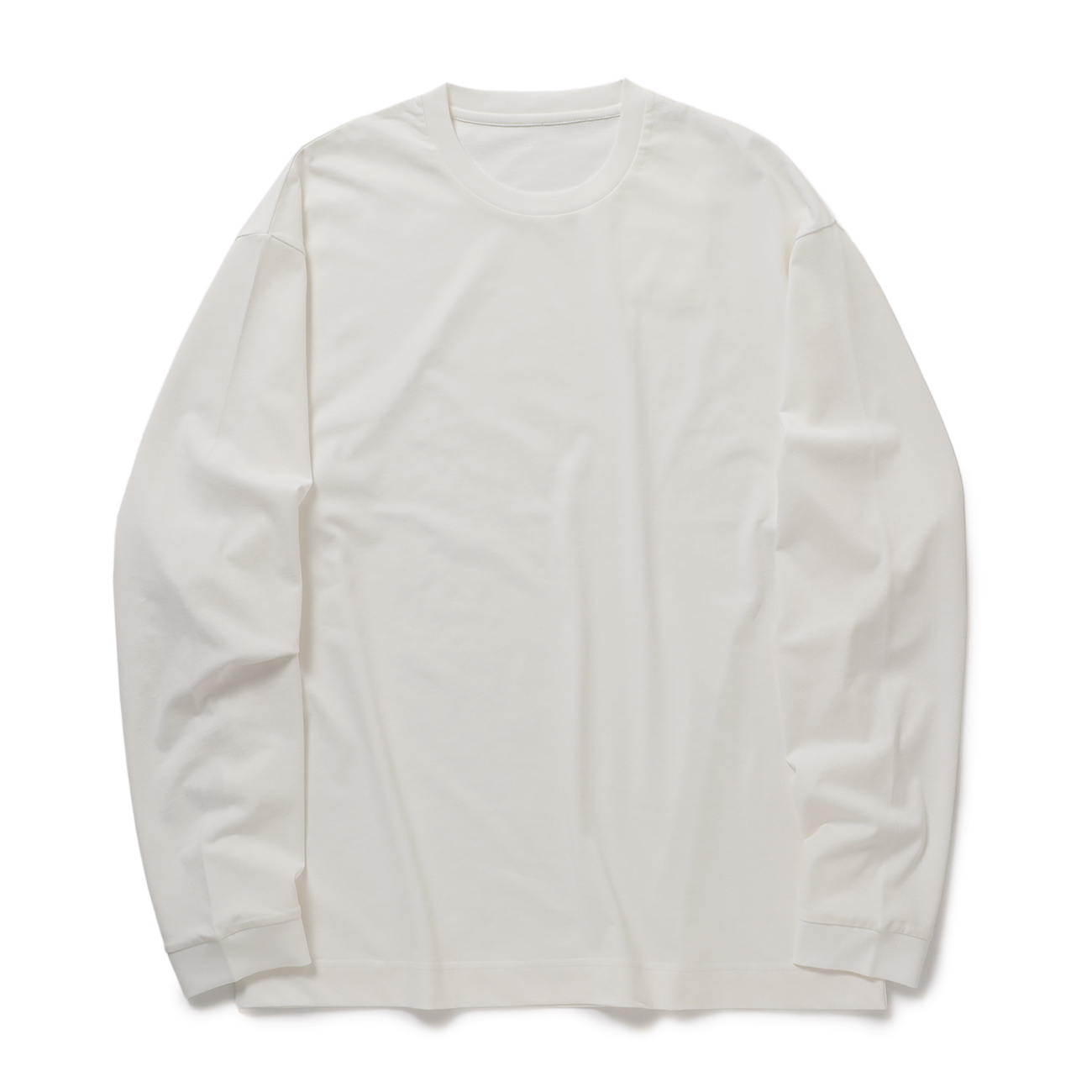 KANEMASA PHIL. / カネマサフィル | 36G High Twist LS Tee - White