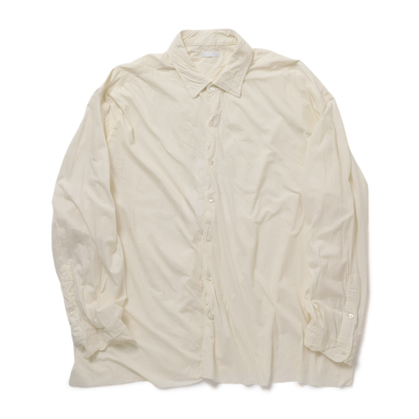 KANEMASA PHIL. / カネマサフィル | 46G Artisan Shirt - Ecru Dye