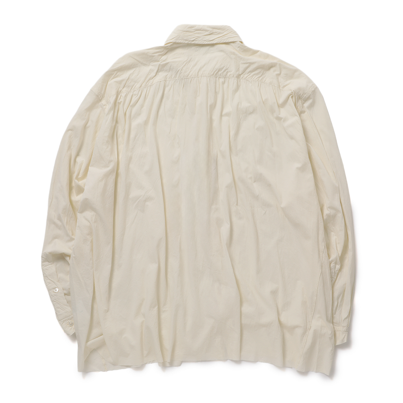 KANEMASA PHIL. / カネマサフィル | 46G Artisan Shirt - Ecru Dye